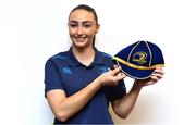 14 April 2018; Nicole Carroll of Suttonians RFC, Dublin, with her Leinster cap at the Leinster Rugby Women’s Cap Presentation & Volunteer of the Year night hosted by Bank of Ireland in Dublin. Photo by Brendan Moran/Sportsfile