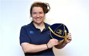 14 April 2018; Christy Haney of St. Mary's RFC, Dublin, with her Leinster cap at the Leinster Rugby Women’s Cap Presentation & Volunteer of the Year night hosted by Bank of Ireland in Dublin. Photo by Brendan Moran/Sportsfile