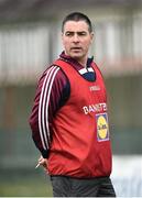 15 April 2018; Glenamaddy, Galway manager John Kennedy prior to the Lidl All Ireland Post Primary School Senior B Final match between Glenamaddy, Galway and Presentation, Thurles, Tipperary at Duggan Park in Ballinasloe, Co Galway. Photo by Seb Daly/Sportsfile