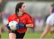 14 April 2018; Sophia Payne of Scoil Mhuire, Trim, during the Lidl All Ireland Post Primary School Senior C Final match between Coláiste Bhaile Chláir, Claregalway, Galway and Scoil Mhuire, Trim, Meath at Kinnegad in County Westmeath. Photo by Matt Browne/Sportsfile