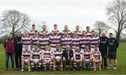 15 April 2018; The Tullow RFC team ahead of the Bank of Ireland Provincial Towns Cup Semi-Final match between Tullow RFC and Wicklow RFC at Cill Dara RFC in Kildare. Photo by Ramsey Cardy/Sportsfile
