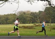 15 April 2018; Participants during the Great Ireland Run and AAI National 10k at the Phoenix Park in Dublin. Photo by David Fitzgerald/Sportsfile