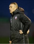 16 April 2018; Derry City manager Kenny Shiels during the SSE Airtricity League Premier Division match between Derry City and Bohemians at the Brandywell Stadium in Derry. Photo by Oliver McVeigh/Sportsfile