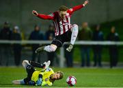 16 April 2018; Ronan Curtis of Derry City in action against Shane Supple of Bohemians during the SSE Airtricity League Premier Division match between Derry City and Bohemians at the Brandywell Stadium in Derry. Photo by Oliver McVeigh/Sportsfile