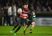 14 April 2018; Action from the Bank of Ireland Half-Time Minis between Wicklow RFC and Suttonians RFC at the Guinness PRO14 Round 20 match between Leinster and Benetton Rugby at the RDS Arena in Ballsbridge, Dublin. Photo by Ramsey Cardy/Sportsfile