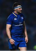 14 April 2018; Fergus McFadden of Leinster during the Guinness PRO14 Round 20 match between Leinster and Benetton Rugby at the RDS Arena in Dublin. Photo by Ramsey Cardy/Sportsfile