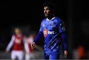 16 April 2018; Faysel Kasmi of Waterford during the SSE Airtricity League Premier Division match between St Patrick's Athletic and Waterford at Richmond Park in Dublin. Photo by David Fitzgerald/Sportsfile