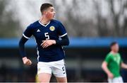 12 April 2018; Jack McDowall of Scotland during the U18s Schools match between Republic of Ireland and Scotland at Home Farm FC in Whitehall, Dublin. Photo by David Fitzgerald/Sportsfile