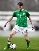 12 April 2018; Jack Ryan of Ireland during the U18s Schools match between Republic of Ireland and Scotland at Home Farm FC in Whitehall, Dublin. Photo by David Fitzgerald/Sportsfile
