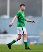12 April 2018; Cian Murphy of Ireland during the U18s Schools match between Republic of Ireland and Scotland at Home Farm FC in Whitehall, Dublin. Photo by David Fitzgerald/Sportsfile