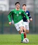 12 April 2018; Rory Doyle of Ireland during the U18s Schools match between Republic of Ireland and Scotland at Home Farm FC in Whitehall, Dublin. Photo by David Fitzgerald/Sportsfile