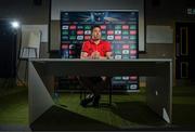 17 April 2018; Billy Holland during a Munster Rugby press conference at the University of Limerick in Limerick. Photo by Diarmuid Greene/Sportsfile