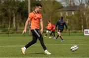 17 April 2018; Conor Murray during Munster Rugby squad training at the University of Limerick in Limerick. Photo by Diarmuid Greene/Sportsfile