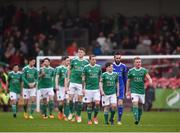 17 April 2018; Conor McCormack of Cork City leads his side out prior to the SSE Airtricity League Premier Division match between Cork City and Sligo Rovers at Turner's Cross in Cork. Photo by Eóin Noonan/Sportsfile