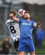 17 April 2018; Conor Clifford of Limerick FC in action against John Mountney of Dundalk during the SSE Airtricity League Premier Division match between Limerick FC and Dundalk at the Markets Field in Limerick. Photo by Diarmuid Greene/Sportsfile
