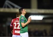 17 April 2018; Graham Cummins of Cork City reacts after a missed chance during the SSE Airtricity League Premier Division match between Cork City and Sligo Rovers at Turner's Cross in Cork. Photo by Eóin Noonan/Sportsfile