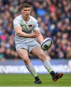 1 April 2018; Owen Farrell of Saracens during the European Rugby Champions Cup quarter-final match between Leinster and Saracens at the Aviva Stadium in Dublin. Photo by Brendan Moran/Sportsfile