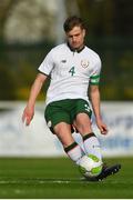 18 April 2018; Cian Kelly of Republic of Ireland during the Under-16 International Friendly match between Republic of Ireland and Bulgaria at the Regional Sports Centre in Waterford. Photo by Piaras Ó Mídheach/Sportsfile