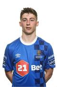 19 April 2018; Dylan Barnett of Waterford FC during a squad portrait session at the Regional Sports Centre in Waterford. Photo by Matt Browne/Sportsfile