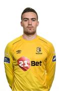 19 April 2018; Niall Corbet of Waterford FC during a squad portrait session at the Regional Sports Centre in Waterford. Photo by Matt Browne/Sportsfile