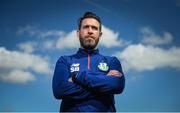 19 April 2018; Manager Stephen Bradley poses for a portrait following the Shamrock Rovers media conference at Roadstone Social Club in Kingswood, Co Dublin. Photo by David Fitzgerald/Sportsfile