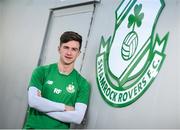 19 April 2018; Ronan Finn poses for a portrait following the Shamrock Rovers media conference at Roadstone Social Club in Kingswood, Co Dublin. Photo by David Fitzgerald/Sportsfile