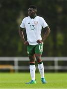 18 April 2018; Mazeed Ogbungo of Republic of Ireland during the Under-16 International Friendly match between Republic of Ireland and Bulgaria at the Regional Sports Centre in Waterford. Photo by Piaras Ó Mídheach/Sportsfile
