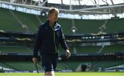 20 April 2018; Head coach Leo Cullen during the Leinster Rugby captain's run at the Aviva Stadium in Dublin. Photo by Ramsey Cardy/Sportsfile