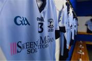 24 March 2018; Na Piarsaigh jerseys in the dressing room before the AIB GAA Hurling All-Ireland Senior Club Championship Final replay match between Cuala and Na Piarsaigh at O'Moore Park in Portlaoise, Laois. Photo by Piaras Ó Mídheach/Sportsfile