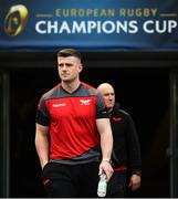 20 April 2018; Scott Williams during the Scarlets captain's run at the Aviva Stadium in Dublin. Photo by Ramsey Cardy/Sportsfile