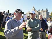 20 April 2018; JP McManus speaking to Rory McIlroy of Northern Ireland after the JP McManus Pro-Am Launch at Adare Manor in Adare, Co. Limerick. Photo by Eóin Noonan/Sportsfile