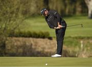 20 April 2018; Shane Lowry of Ireland reacts after a missed putt on the 14th green during the JP McManus Pro-Am Launch at Adare Manor in Adare, Co. Limerick. Photo by Eóin Noonan/Sportsfile