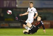 20 March 2018; Colm Horgan of Cork City in action against Darragh Leahy of Bohemians during the SSE Airtricity League Premier Division match between Bohemians and Cork City at Dalymount Park in Dublin. Photo by Sam Barnes/Sportsfile