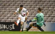 20 March 2018; Graham Cummins of Cork City shoots to score his side's second goal, despite the efforts of Shane Supple of Bohemians during the SSE Airtricity League Premier Division match between Bohemians and Cork City at Dalymount Park in Dublin. Photo by Sam Barnes/Sportsfile