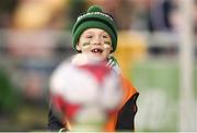 20 March 2018; A young Shamrock Rovers fan looks on prior to the SSE Airtricity League Premier Division match between Shamrock Rovers and Limerick at Tallaght Stadium in Dublin. Photo by Harry Murphy/Sportsfile