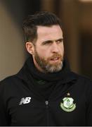 20 March 2018; Manager of Shamrock Rovers Stephen Bradley looks on prior to the SSE Airtricity League Premier Division match between Shamrock Rovers and Limerick at Tallaght Stadium in Dublin. Photo by Harry Murphy/Sportsfile