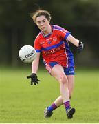 20 April 2018; Rachel Evans of ISK, Killorgin, Kerry during the Lidl All Ireland Post Primary School Junior A Final match between ISK, Killorgin, Kerry and Loreto, Cavan at St. Rynagh's in Banagher, Co. Offaly. Photo by Matt Browne/Sportsfile