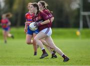 20 April 2018; Aisling Walls of Loreto, Cavan during the Lidl All Ireland Post Primary School Junior A Final match between ISK, Killorgin, Kerry and Loreto, Cavan at St. Rynagh's in Banagher, Co. Offaly. Photo by Matt Browne/Sportsfile