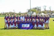 21 April 2018; The Coláiste Bhaile Chláir, Claregalway squad before the Lidl All Ireland Post Primary School Junior B Final match between St Brigids, S.S, Killarney and Coláiste Bhaile Chláir, Claregalway, Galway at Mick Neville Park in Rathkeale, Limerick. Photo by Matt Browne/Sportsfile