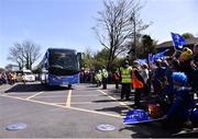 21 April 2018; Crowds gather to welcome the Leinster team prior to the European Rugby Champions Cup Semi-Final match between Leinster Rugby and Scarlets at the Aviva Stadium in Dublin. Photo by Sam Barnes/Sportsfile