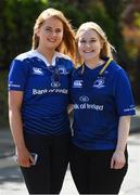 21 April 2018; Leinster supporters Rhonda Stanley, left, and Beverley Shaw, from Portlaoise, Co. Laois, ahead of the European Rugby Champions Cup Semi-Final match between Leinster Rugby and Scarlets at the Aviva Stadium in Dublin. Photo by Ramsey Cardy/Sportsfile