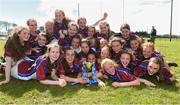 21 April 2018; Coláiste Bhaile Chláir, Claregalway players celebrate after the Lidl All Ireland Post Primary School Junior B Final match between St Brigids, S.S, Killarney and Coláiste Bhaile Chláir, Claregalway, Galway at Mick Neville Park in Rathkeale, Limerick. Photo by Matt Browne/Sportsfile
