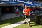 21 April 2018; Keith Earls arrives for the Munster Rugby Captain's Run at the Stade Chaban-Delmas in Bordeaux, France. Photo by Diarmuid Greene/Sportsfile