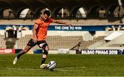 21 April 2018; Conor Murray practices his kicking during the Munster Rugby Captain's Run at the Stade Chaban-Delmas in Bordeaux, France. Photo by Diarmuid Greene/Sportsfile