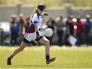 21 April 2018; Ava Murray of Coláiste Bhaile Chláir, Claregalway during the Lidl All Ireland Post Primary School Junior B Final match between St Brigids, S.S, Killarney and Coláiste Bhaile Chláir, Claregalway, Galway at Mick Neville Park in Rathkeale, Limerick. Photo by Matt Browne/Sportsfile