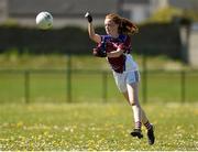 21 April 2018; Kate Slevin of Coláiste Bhaile Chláir, Claregalway during the Lidl All Ireland Post Primary School Junior B Final match between St Brigids, S.S, Killarney and Coláiste Bhaile Chláir, Claregalway, Galway at Mick Neville Park in Rathkeale, Limerick. Photo by Matt Browne/Sportsfile