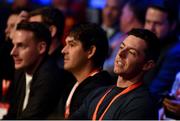 21 April 2018; Golfer Rory McIlroy and Harry Diamond during the Boxing in SSE Arena Belfast event in Belfast. Photo by David Fitzgerald/Sportsfile