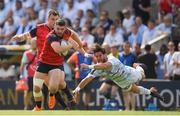 22 April 2018; Sam Arnold of Munster is tackled by Maxime Machenaud of Racing 92 during the European Rugby Champions Cup semi-final match between Racing 92 and Munster Rugby at the Stade Chaban-Delmas in Bordeaux, France. Photo by Brendan Moran/Sportsfile