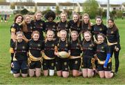 22 April 2018; The Westmanstown squad before the U16 Bowl match between Cill Dara and Westmanstown at Navan RFC in Meath. Photo by Matt Browne/Sportsfile