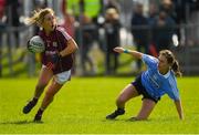 22 April 2018; Sinéad Burke of Galway in action against Sinead Aherne of Dublin during the Lidl Ladies Football National League Division 1 semi-final match between Dublin and Galway at Coralstown Kinnegad GAA in Kinnegad, Westmeath. Photo by Piaras Ó Mídheach/Sportsfile